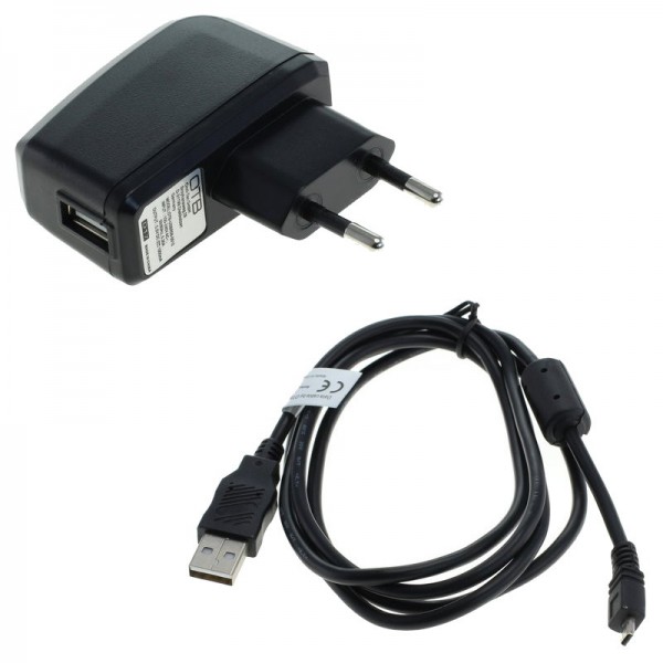 AC Adapter + datakabel f. Vivistar ViviCam 5386