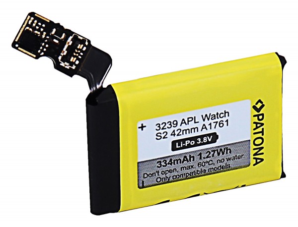 batteri f. Apple Watch Serie 2 42mm A1761