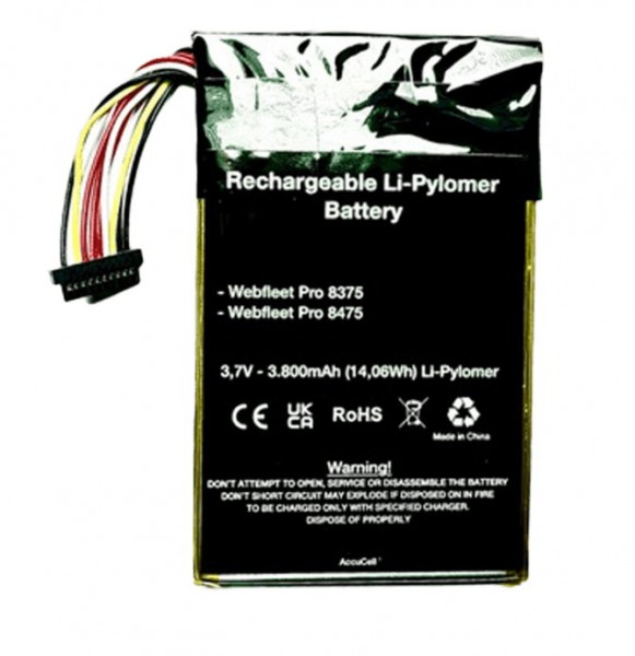 batteri för Webfleet Solutions PRO 8475